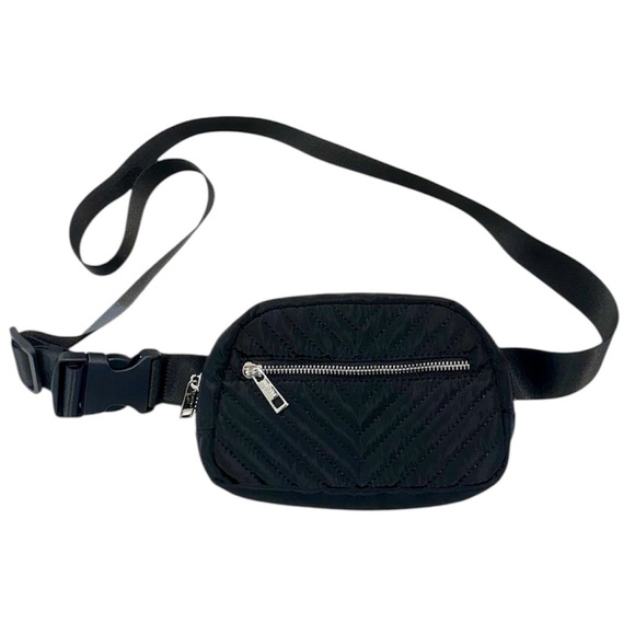 Madden Girl Black Belt Bag Fanny Pack - Picture 6 of 6